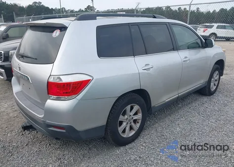 2013 Toyota Highlander Se V6 из США, поврежденный, VIN 5TDZK3EH0DS101396